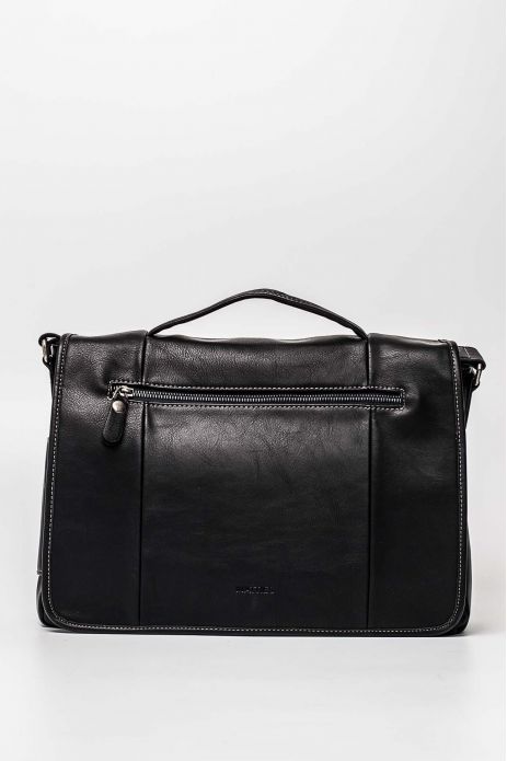 LEATHER BRIEFCASE WITH...