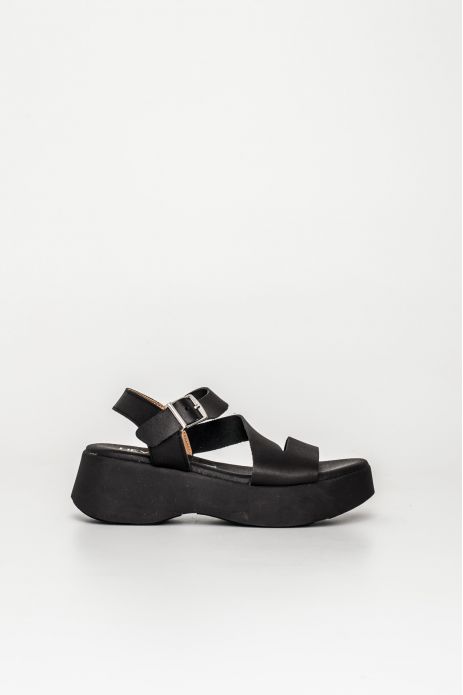 SANDALIA PLATAFORMA PIEL