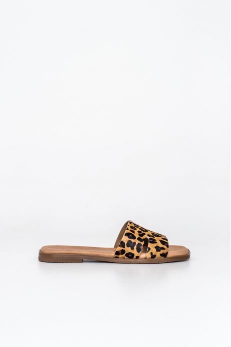 SANDALIA PALA PIEL ESTAMPADA