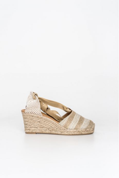 SANDALIA TEXTIL CUÑA YUTE
