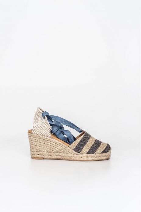 SANDALIA TEXTIL CUÑA YUTE
