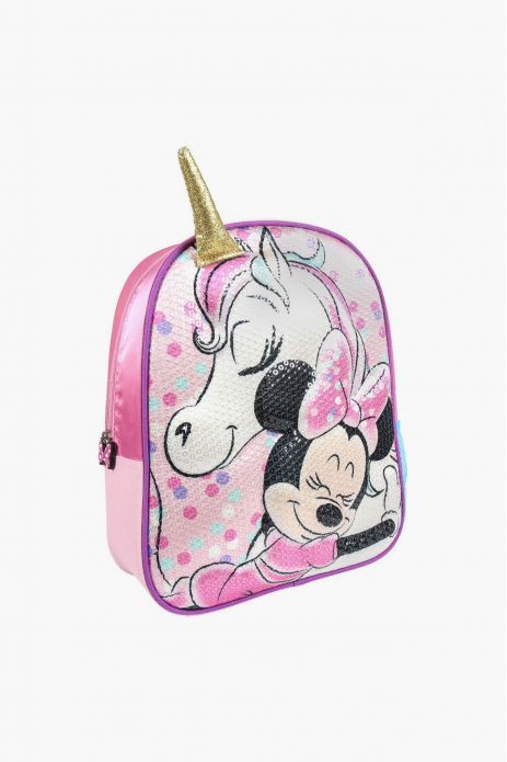 MOCHILA 3D MINNIE LENTEJUELAS
