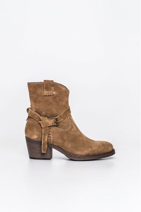 BOTINES CAMPEROS PIEL SERRAJE