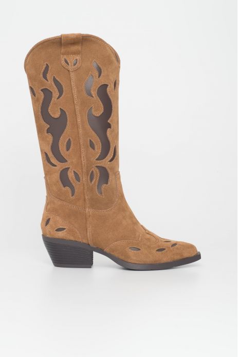 BOTA COWBOY PIEL SERRAJE