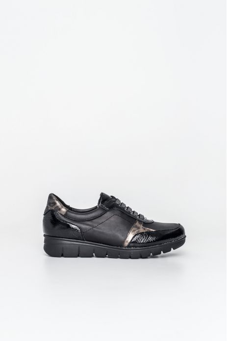 ZAPATO PIEL CASUAL COMBINADO