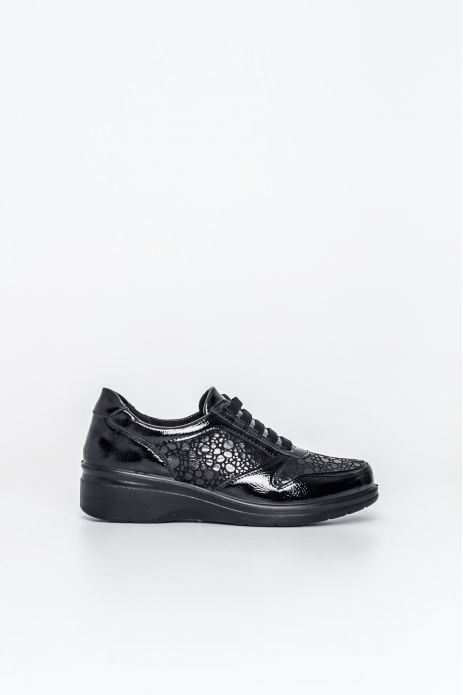 ZAPATO CASUAL CHAROL ELÁSTICOS