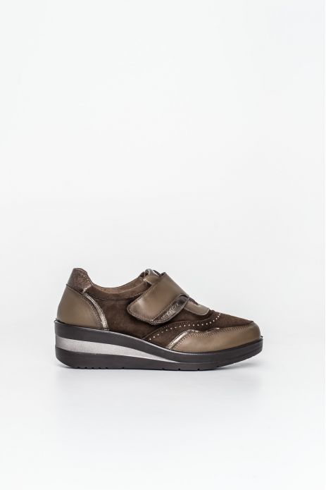 ZAPATO COMFORT CUÑA VELCRO
