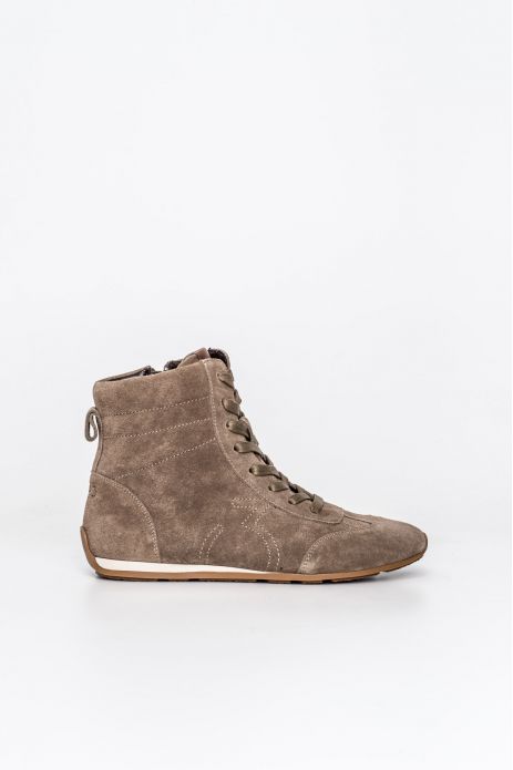 BOTÍN RETRO PIEL CORDONES