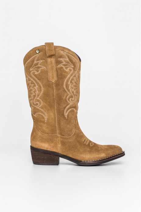 BOTAS COWBOY PIEL SERRAJE