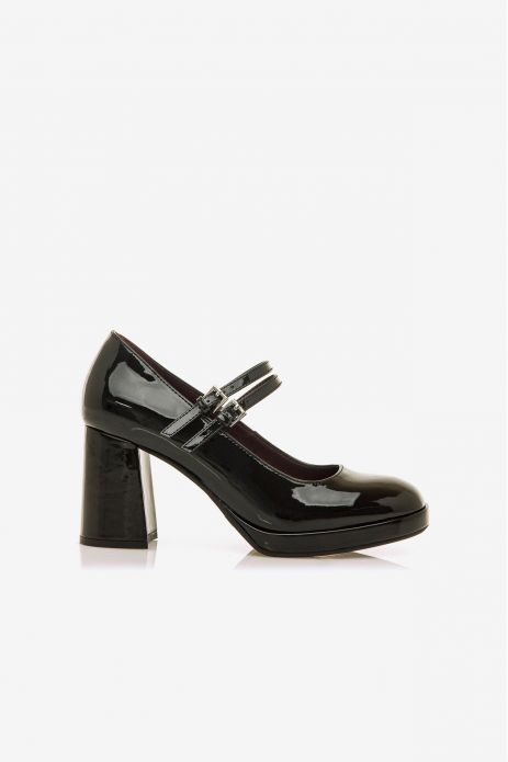 ZAPATO TACÓN CHAROL DOBLE...