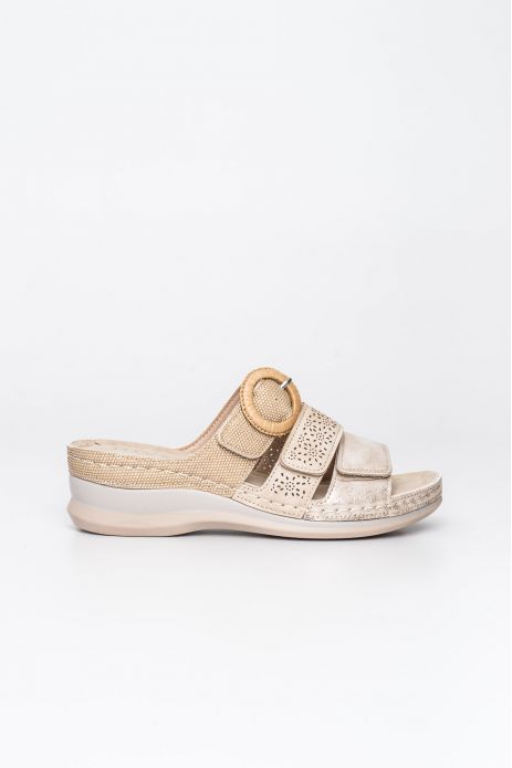 SANDALIA CUÑA VELCROS