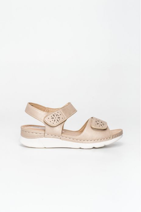 SANDALIA CUÑA VELCROS