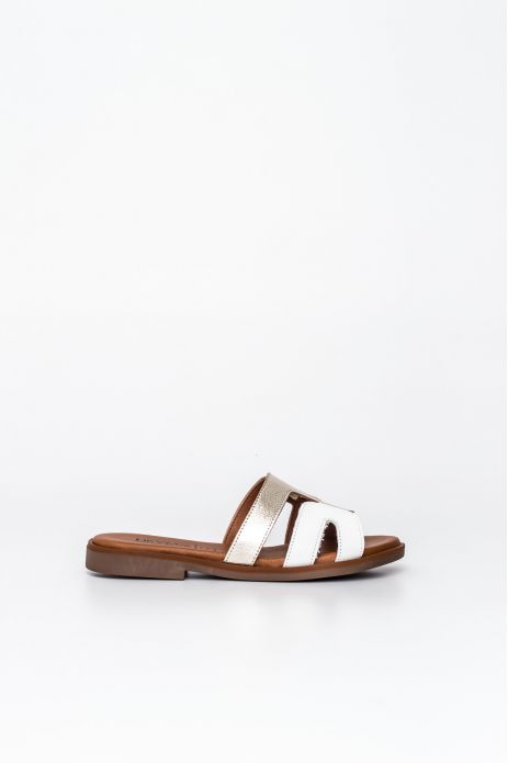 SANDALIA PALA PIEL COMBINADA