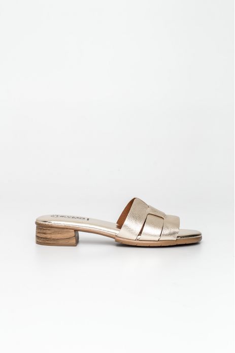 SANDALIA TACÓN PALA PIEL...