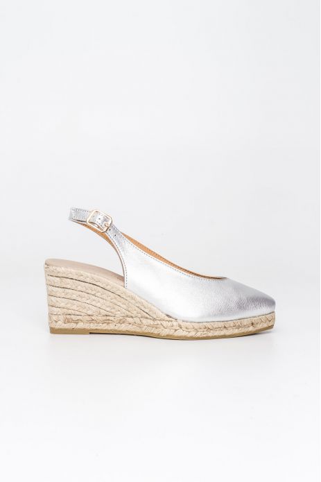 SANDALIA PIEL METALIZADA...