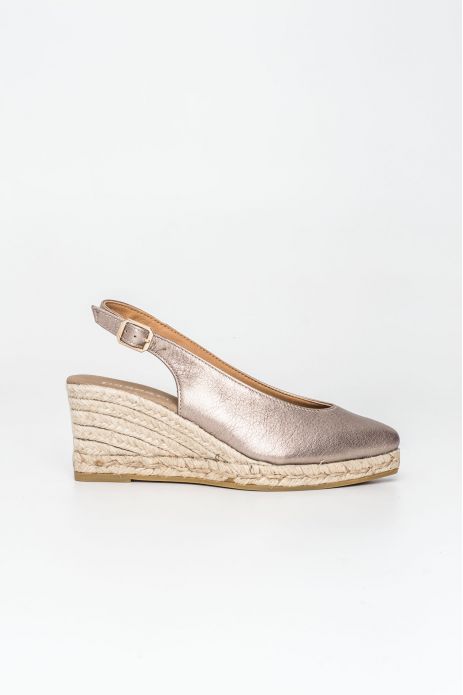 SANDALIA PIEL METALIZADA...