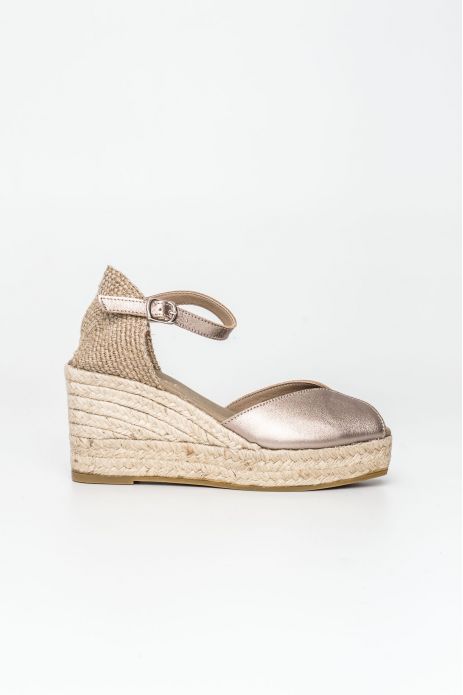 SANDALIA PIEL METALIZADA...