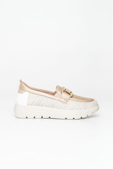 MOCASÍN HEBILLA COMBINADO