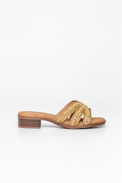 SANDALIA TACÓN PALA