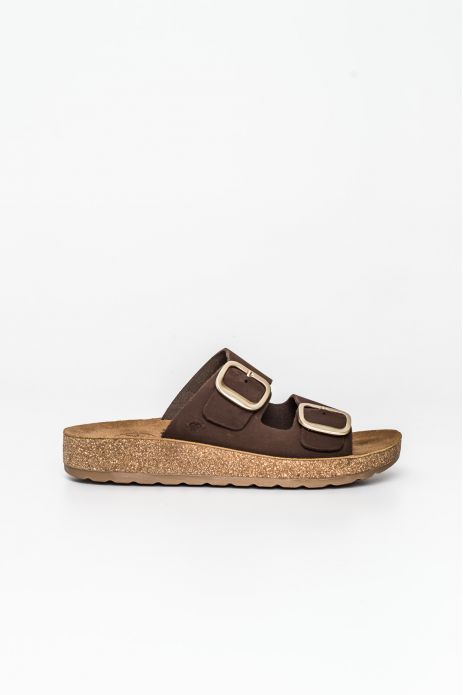 SANDALIA BIO HEBILLAS NOBUCK