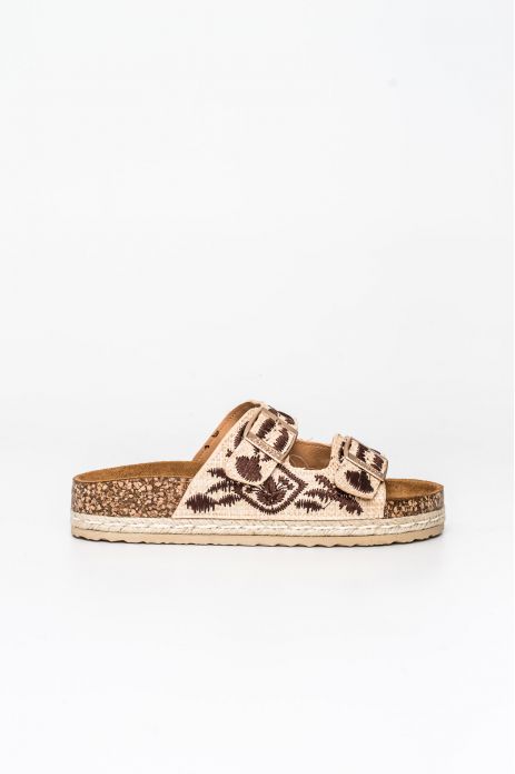 SANDALIA BIO DETALLE BORDADO