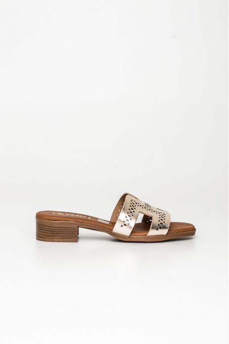 SANDALIA TACÓN PALA PIEL...