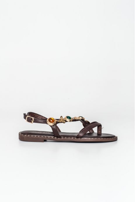 SANDALIA PLANA DETALLE...