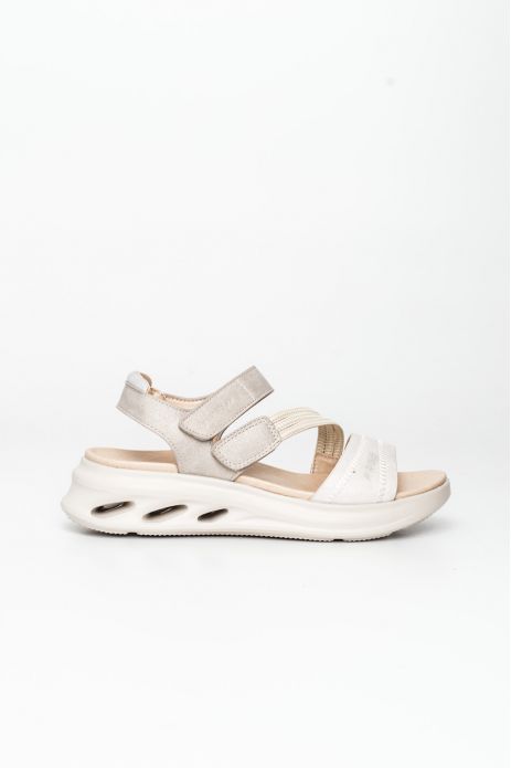SANDALIA CUÑA DOBLE VELCRO