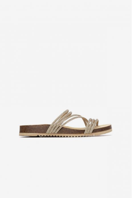 SANDALIA BIO TIRAS BRILLANTES