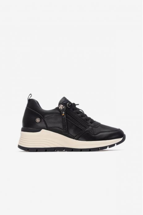 ZAPATILLA CUÑA NEGRA